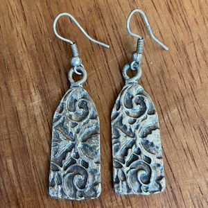 Silver-tone earrings